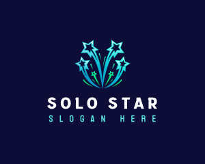 Star Fireworks Celebration logo design