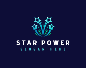 Star Fireworks Celebration logo design