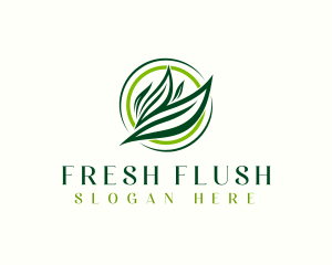 Plant Leaf Garden logo design