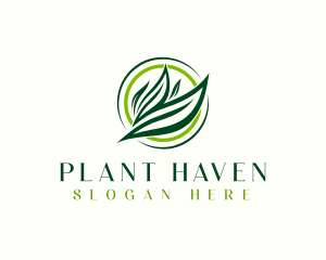 Plant Leaf Garden logo design