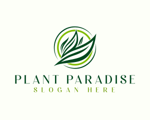 Plant Leaf Garden logo design