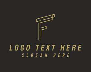 Elegant Fashion Letter F logo