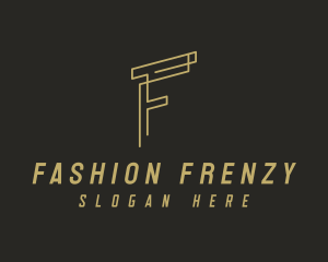 Elegant Fashion Letter F logo design