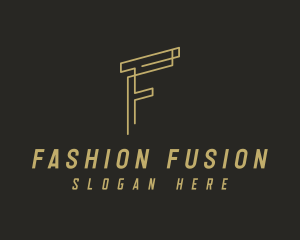 Elegant Fashion Letter F logo design