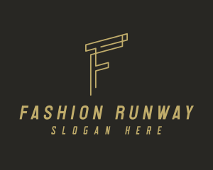 Elegant Fashion Letter F logo design