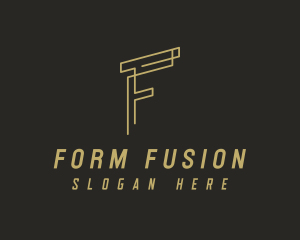 Elegant Fashion Letter F logo design