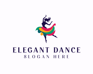 Dancing Theatre Woman logo design