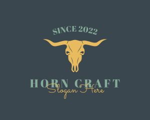 Cow Horn Ranch logo design