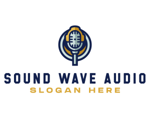 Audio Media Microphone   logo