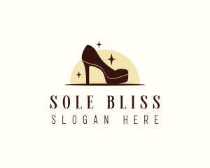 Stylish Stiletto Shoes logo design