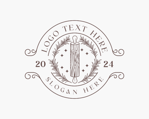 Rustic Rolling Pin Bakeshop logo
