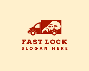 Pizza Delivery Truck logo design