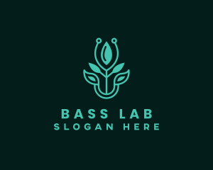 Organic Biotech Laboratory  logo design