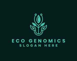 Organic Biotech Laboratory  logo design