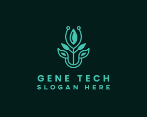 Organic Biotech Laboratory  logo design