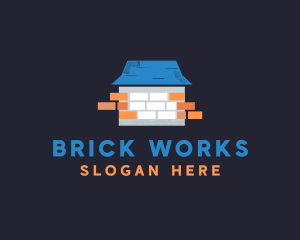 Brick Wall House logo design