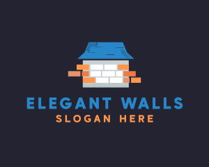 Brick Wall House logo design