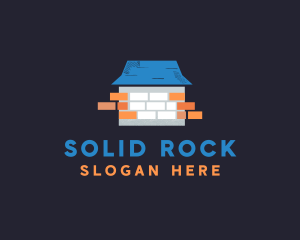 Brick Wall House logo design