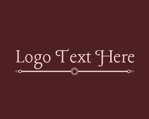 Typeface - Elegant Simple Business logo design