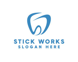 Dental Letter SD Tooth  logo design