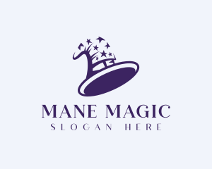 Magic Hat Wizardry logo design