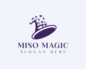 Magic Hat Wizardry logo design