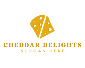 Yellow Cheddar Cheese  logo design