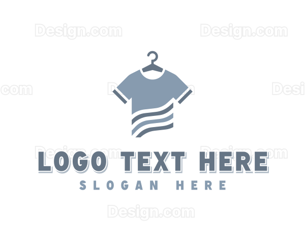 Shirt Hanger Laundromat Logo