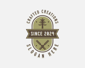 Chisel Tree Woodworking logo design