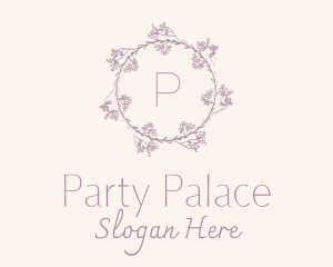 Flower Wedding Decor Logo