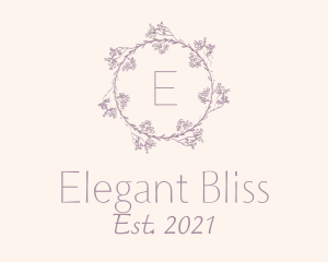 Flower Wedding Decor logo design