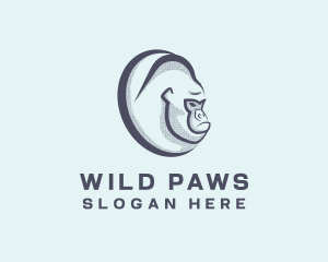 Mad Gorilla Animal logo design