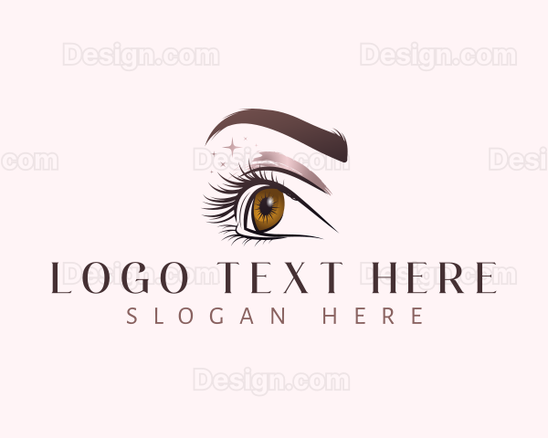 Beauty Feminine Eyelashes Logo