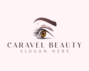 Beauty Feminine Eyelashes logo design