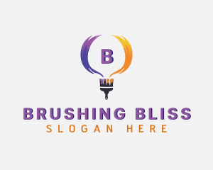 Handyman Paint Brush logo design