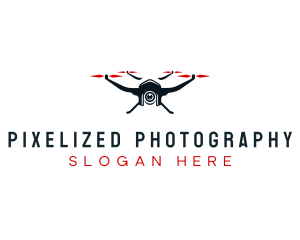 Filming Lens Drone logo design