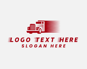 Fast Red Freight Truck logo