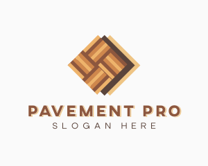 Wood Floor Tiles logo design