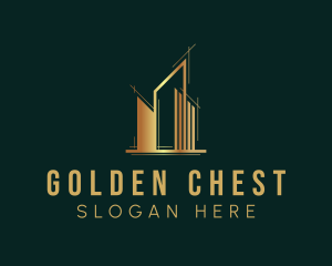 Golden Tower Realty logo design