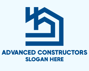 Geometric Construction Company  logo design