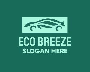 Eco Green Vehicle logo design