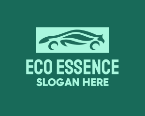 Eco Green Vehicle logo design