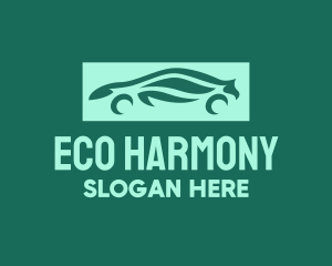 Eco Green Vehicle logo design