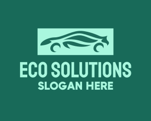 Eco Green Vehicle logo design