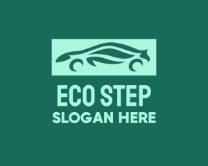 Eco Green Vehicle logo design