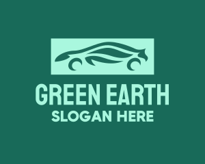 Eco Green Vehicle logo design