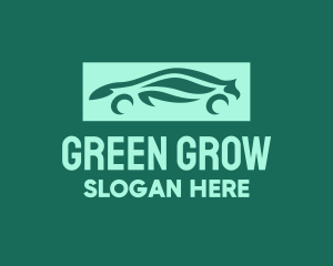 Eco Green Vehicle logo design