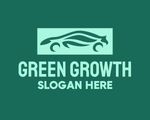 Eco Green Vehicle logo design