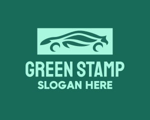 Eco Green Vehicle logo design