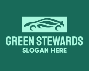 Eco Green Vehicle logo design